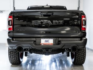 Ram 1500 TRX Performance Exhaust - AWE Tuning - Cat Back, Dual 3” T304L, Resonated H-pipe, 180 Technology® - Diamond Black - 2021